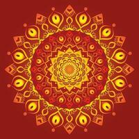 mandala luxury art vector