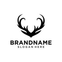 deer logo design template vector