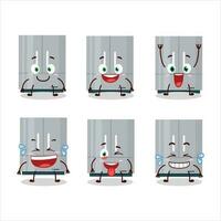 Cartoon character of refrigerator with smile expression vector