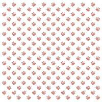 Seamless patterns of pink cat paws vector