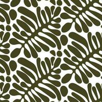 leaf organic seamless patten vector