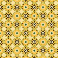 Geometric Ellipse Patterns vector