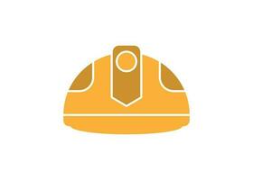 Construction helmet icon clipart design template isolated vector