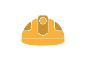 Construction helmet icon clipart design template isolated vector