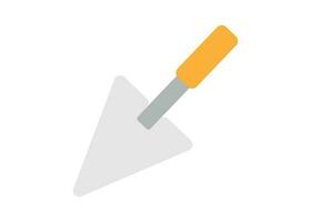 Cement trowel icon clipart design template isolated vector