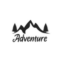 Mountain logo design template icon vector inspiration