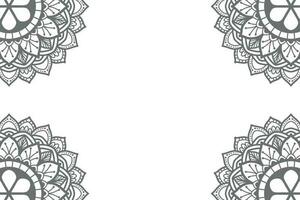 Mandala Background ethnic style design vector illustration