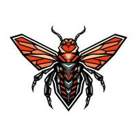 intrincado insecto ilustraciones en dibujado a mano estilo, Perfecto para cautivador logo diseños inspirado en la naturaleza, único, y visualmente sorprendentes vector