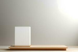 Pedestals Podium for product presentation geometrical shapes photo
