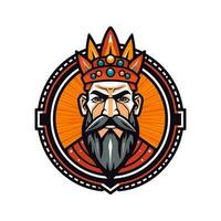 A powerful and dynamic Viking head vector clip art illustration, with a fierce expression and intricate helmet, guaranteed to add impact to your designs and captivate attention