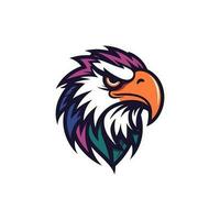 Eagle logo vector clip art illustration