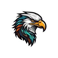 Eagle logo vector clip art illustration