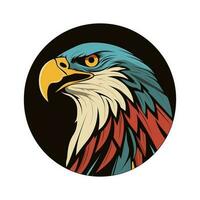 Eagle logo vector clip art illustration