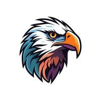 Eagle logo vector clip art illustration