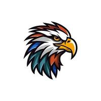 Eagle logo vector clip art illustration