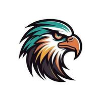 Eagle logo vector clip art illustration