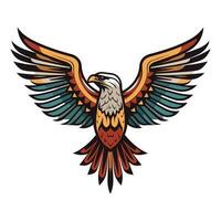 Eagle logo vector clip art illustration