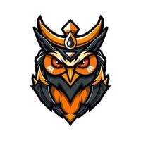 A wise and mysterious owl vector clip art illustration, symbolizing knowledge and intuition, perfect for educational materials and spiritual designs