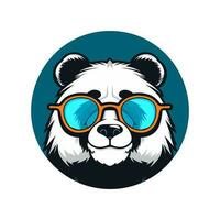 panda vistiendo Gafas de sol vector acortar Arte ilustración