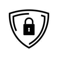 Security icon in flat style. Shield security symbol for your web site design, logo, app, UI Vector EPS 10.