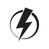 Electricity icon, , lightning icon, vector