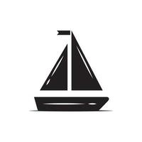 Isolated yacht icon image. Vector illustration design