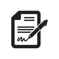 documento icono. profesional, píxel Perfecto icono optimizado para ambos grande y pequeño resoluciones vector