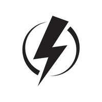 electricidad icono, , relámpago icono, vector
