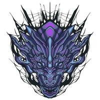 Dragon illustration art vector