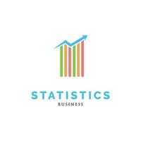 Statistic Icon Logo Design Template vector