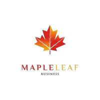 Maple Leaf Icon Logo Design Template vector