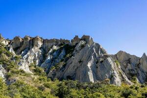 Clay Cliffs, South Island, New Zealand photo