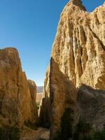 Clay Cliffs, South Island, New Zealand photo