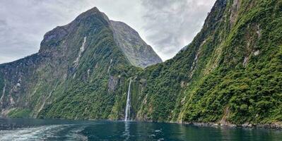 Milford sonido, tierra del sur, nuevo Zelanda foto