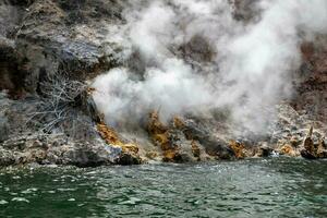 Rotorua geotermales nuevo Zelanda foto