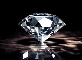 diamond created with technology photo