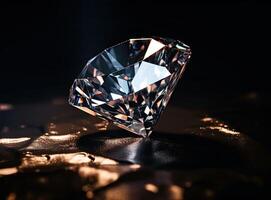 diamond created with technology photo
