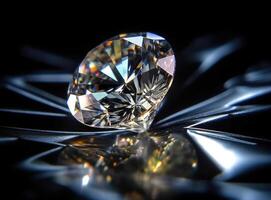 diamond created with technology photo
