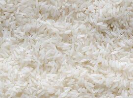 Basmati rice seamless texture created with technology photo