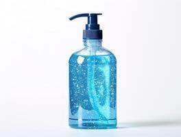 Hand sanitizer in a bottle created with technology photo