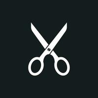 Scissors flat icon. Scissor vector illustration.