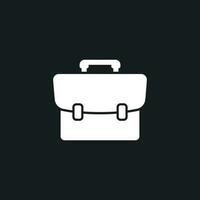 Suitcase vector icon. Luggage illustration in flat style.