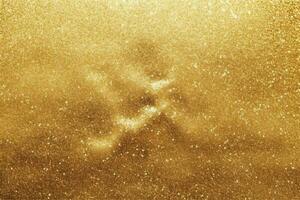 Gold glitter background photo