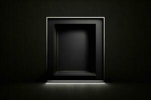 A luxury modern dark background in the shape of a rectangle, generated by AI photo