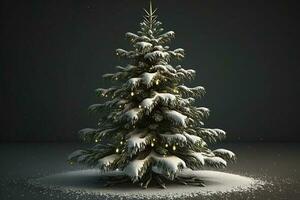 Christmas tree backgrounds generated by AI photo