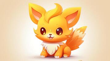 Cute Pokemon background icon, generated by AI photo