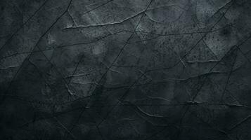 Abstract black grunge pattern background, generated by AI photo