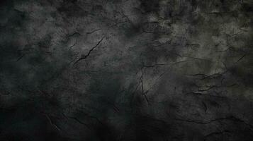 Abstract black grunge pattern background, generated by AI photo