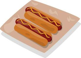 National hot dog day hot dog street food hot dog festival vector