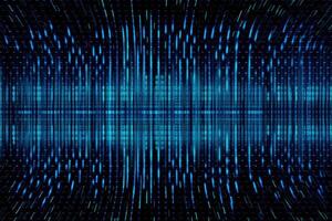 Digital binary data streaming binary code background. Matrix background with digits. photo